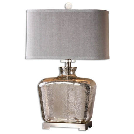 Molinara Mercury Glass Table Lamp By Designer David Frisch