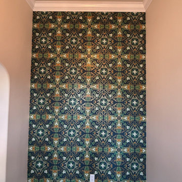 Accent Wall Wallpaper Installation – Kensington, Los Angeles