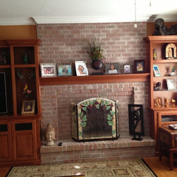 Beriwal Family's Entertainment Center, Mantel, and Fireplace Cabinetry - Furniture