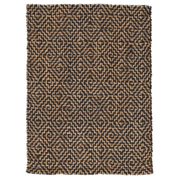 Signature Design by Ashley Broox 60" x 84" Rug in Natural and Black
