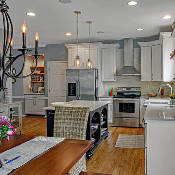 Modern Inspiration - kitchen remodel with arched opening