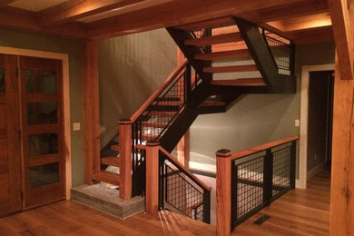 Rustic stair style