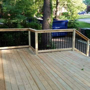 Wooden Deck & Laundry Room