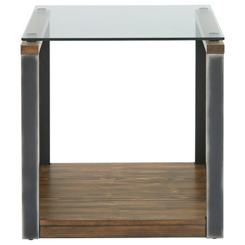 Midtown Glass End Table