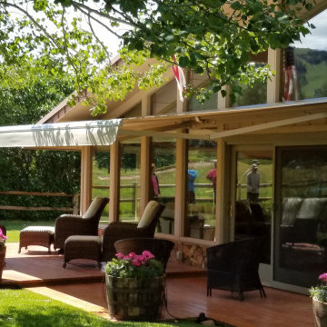 The Elite retractable awning by KE Outdoor Design US