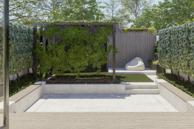 Inspiration for a modern garden in Melbourne.