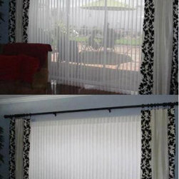 Shades with Side Panels - Curtains