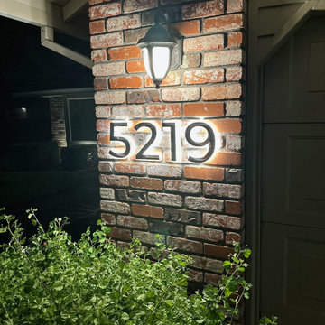 Lighted Address Numbers