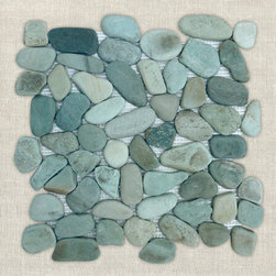 ISLA - Ocean | 12" x 12" | Pebble Mosaic - Mosaic Tile