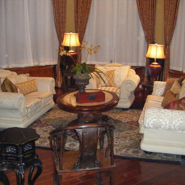 Rooms – Living Rooms - With Antique Chinese Design Elements