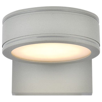 Raine Integrated Led Wall Sconce In Silver