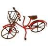 Bicycle, Red for Miniature Garden, Fairy Garden