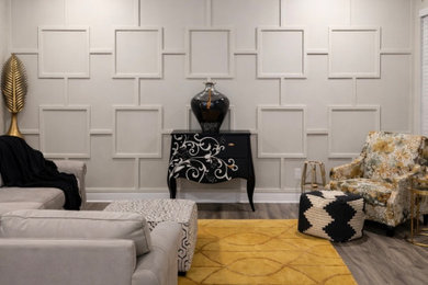 Trendy living room photo in Other