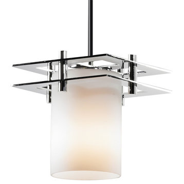Fusion Metropolis Small Pendant, 2 Flat Bars With Cord, Cylinder With Flat Rim