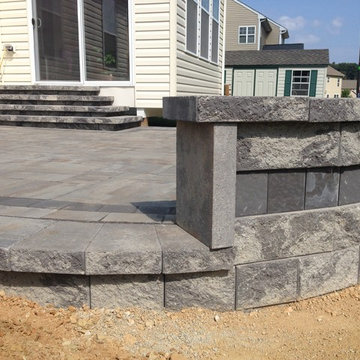Backyard Nicolock Paver Patio Hardscape in Hanover