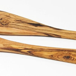 Le Souk Olivique - Olivique Spatulas, Flat Handle, Set of 2 - Spatulas