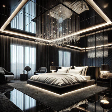 BLACK CRYSTAL MASTER BEDROOM