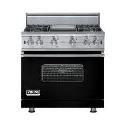 Viking 36" Pro-style Gas Range, Black Natural Gas | VGCC5364GBK - Gas Ranges And Electric Ranges