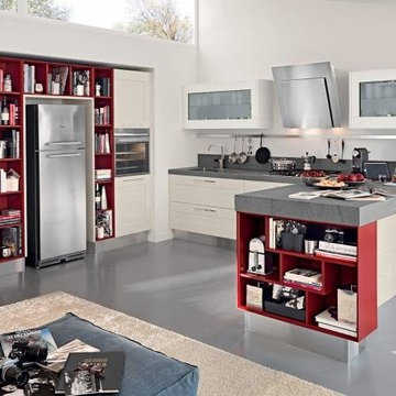 Modern Italian Custom Made Kitchens by LUBE