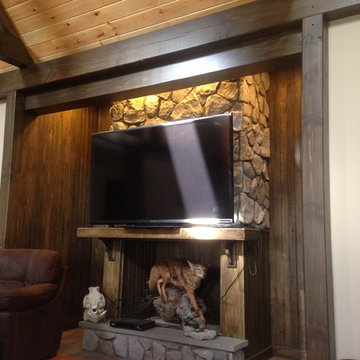 Rustic Living Room Revovation