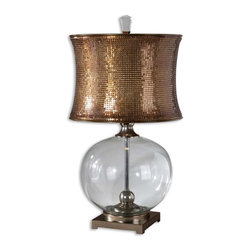 www.essentialsinside.com: marcel copper table lamp - Table Lamps
