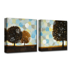Ready2HangArt - Ready2Hangart 'Growing Together Ii' By Norman Wyatt Jr. Canvas Art, 30" x30" - Prints And Posters