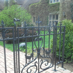 hand forged garden gate - Home Fencing And Gates
