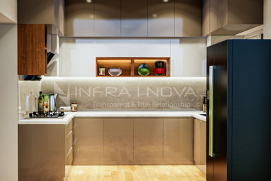 Kitchen Designs by Infra I Nova - Top Architects in Trivandrum