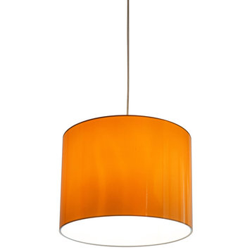 Innermost Modern Metallic Small Pendant Light, Orange