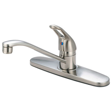 Olympia Faucets K-4170 Elite 1.5 GPM Widespread Kitchen Faucet - Brushed Nickel