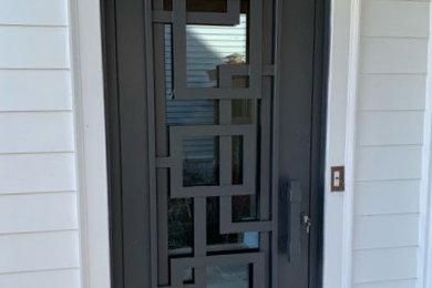 Example of a trendy entryway design in Atlanta