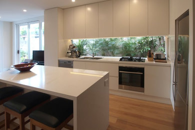 Design ideas for a contemporary kitchen in Sydney.