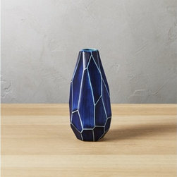 dawson blue vase | CB2 - Vases