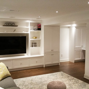 Basement Renovation- Home Gym and Entertainment Centre