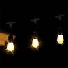 120V Commercial Outdoor Dimmable LED Light String, 24 Bulb / 49' Length