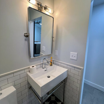 Some before and during our current Jefferson Heights, Catskill NY complete home