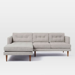 Peggy Mid-Century Chaise Sectional - Sectional Sofas