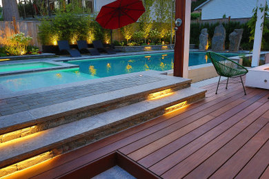 Inspiration for a modern patio remodel in Vancouver