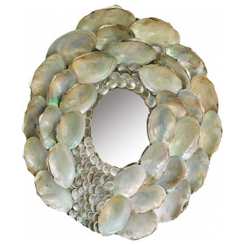 Mother Of Pearl Wedding Dress Sea Shell Mirror