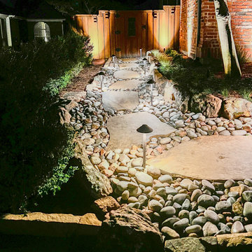 Elegant Flagstone Entry & Natural Stone Path Transformation | Allen, TX