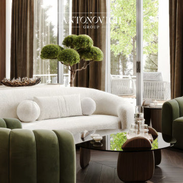 Sleep Sanctuaries: Antonovich Group's Modern Bedroom Mastery