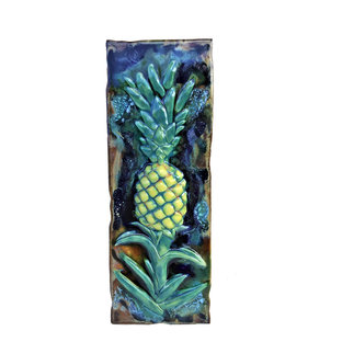 Hawaiian Pineapple Kitchen Backsplash Tile