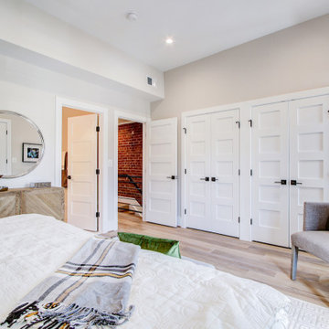 Basement remodeled with bedroom space, extra closet space in Vienna
