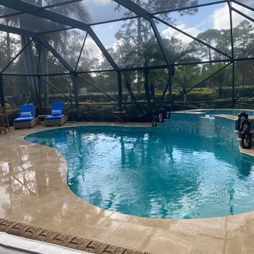 Enclosed Pool Area