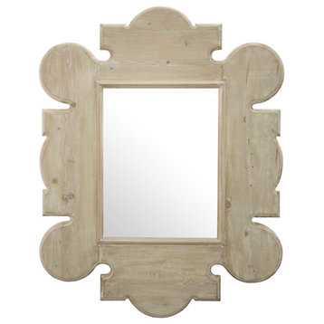 Reclaimed Lumber Gothic Mirror, Wall