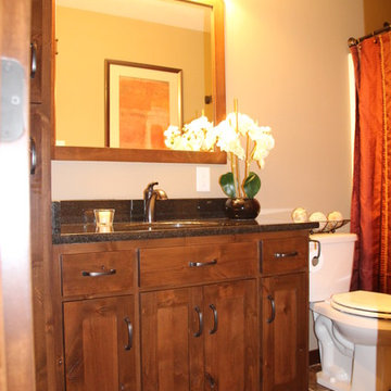 Built-in step stool