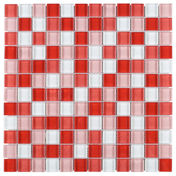 11.75"x11.75" Rani Mosaic Tile Sheet, Maple