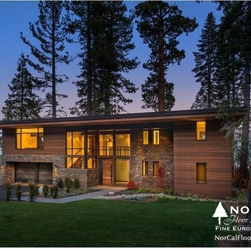 Private Lake Tahoe Residence, Knotless Walnut
