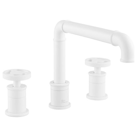 Avallon Widespread, Double Handle, Bathroom Faucet, Matte White