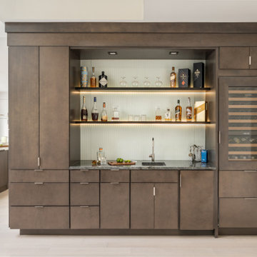 Custom Home Bar Designed for Hosting